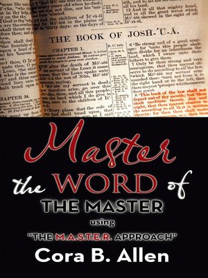 cover image of Master The Word Of The Master